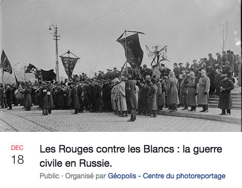 Les Rouges contre les Blancs : la guerre civile en Russie.